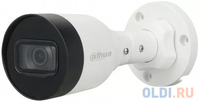 DAHUA DH-IPC-HFW1431S1P-0280B-S6 Уличная цилиндрическая IP-видеокамера 4Мп, 1/2.9” CMOS, объектив 2.8мм, ИК-подсветка до 30м, IP67, корпус: металл, пл