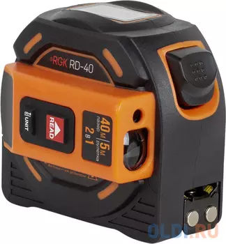 Дальномер RGK RD40 лазерный 40м с рулеткой 5м