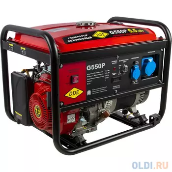 DDE Генератор бензиновый 919-990 G550P 1ф 5,0/5,5/9,4 кВт бак 25 л дв-ль 13 лc 919-990
