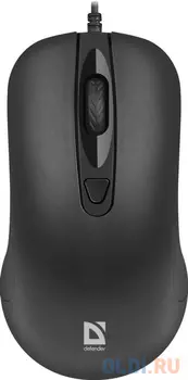 Defender Classic MB-230 [52231] {Проводная оптическая мышь,4кнопки,1000/1200dpi,черный}
