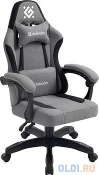 Defender Игровое кресло Lumen Серый/черн.,класс 4,ткань