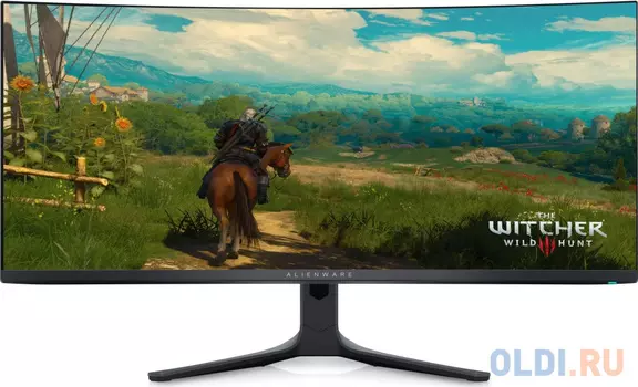 Dell 34" AW3423DWF Gaming Monitor Curved S/Bk (QD-OLED;21:9;1000cd/m2;1M:1;3440x1440x165Hz;0.1ms;1,07bln;178/178;2xDP;HDMI;4xUSB-A3.2;USB-B3.2