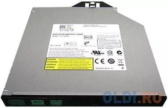 DELL DVD+/-RW Drive, SATA,Internal, 9.5mm, For R740, Cables PWR+ODD include (analog 429-ABCX)