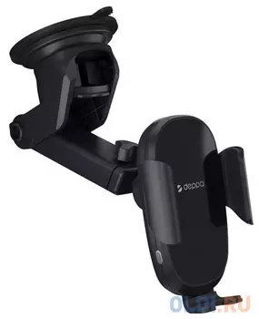Deppa Автомобильный держатель Crab IQ Gravity 4"-6.9", беспроводная зарядка, гравитационный сенсор.