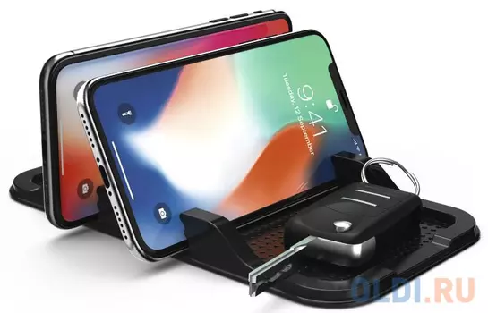 Держатель Hama Anti-Slip Pad черный (00183279)
