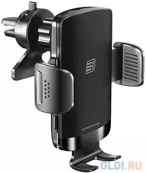 Держатель Silverstone F1 Teleport S3 беспров.з/у. черный/серый (TELEPORT-S3)