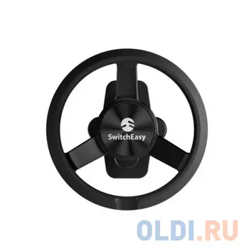 Держатель SwitchEasy MagMount для iPhone 12. Поддерживает систему Apple MagSafe. Цвет: черный