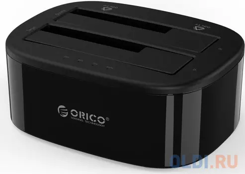 Док станция для HDD 2.5"/3.5" SATA Orico 6228US3-C-BK USB3.0 черный