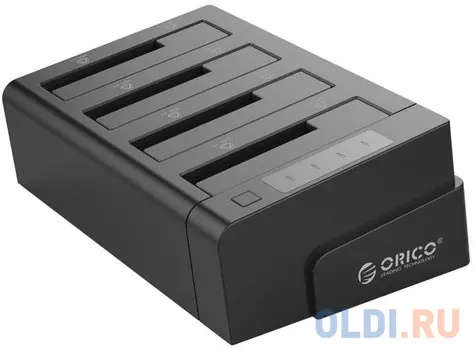 Док станция для HDD 2.5"/3.5" SATA Orico 6648US3-C-BK USB3.0 черный