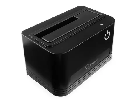 Док-станция HDD/SSD 2.5/3.5 Gembird HD32-U2S-4 Бокс Black / Пластик / USB 2.0 / SATA