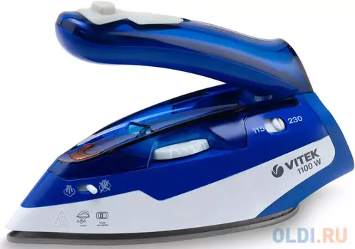 Дорожный утюг Vitek VT-1269, 1100Вт