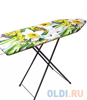 ДОСКА ГЛАДИЛЬНАЯ "ВОЛЖАНОЧКА" 115*35 СМ (ПОДСТАВКА ПОД УТЮГ) (1/6) ДСП БП