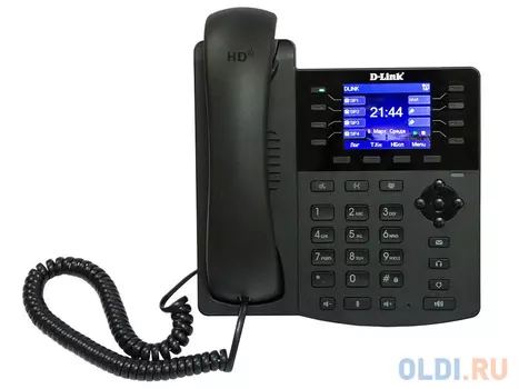 IP - телефон D-Link DPH-150SE/F5B IP-телефон с цветным дисплеем, 1 WAN-портом 10/100Base-TX, 1 LAN-портом 10/100Base-TX и поддержкой PoE
