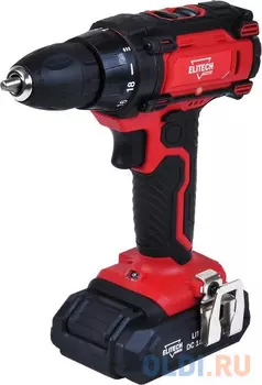 Дрель аккумуляторная Elitech ДА 18СЛ2