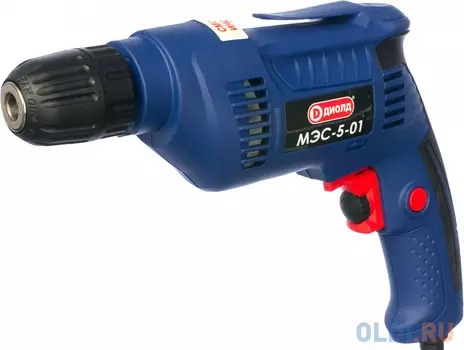 Дрель ДИОЛД МЭС-5-01 с СЗП 550Вт 0-2500об/мин патрон10мм сталь-10мм дерево-20мм 1.3кг
