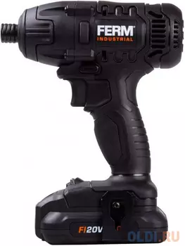 Дрель FERM Гайковерт уд. акк FERM CDM1142P, 20В, 150Нм, 2,0 Ач, 2 акк., Li-ion, кейс.