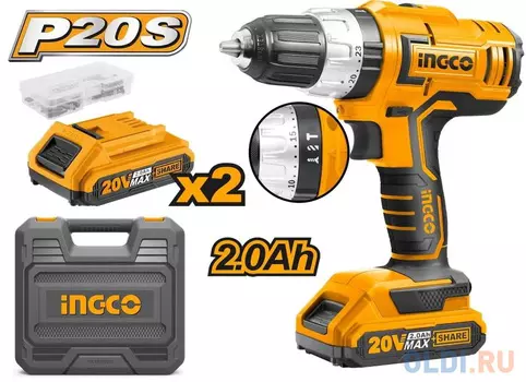 Дрель Ingco CIDLI20031