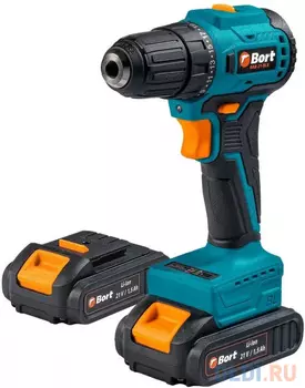 Дрель-шуруповерт аккумуляторная 93413526 BAB-21-BLK BORT