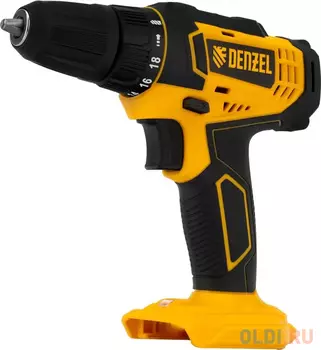Дрель-шуруповерт аккумуляторная CDL-18-0, Li-Ion, 18 В // Denzel