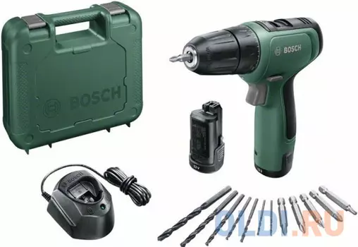 Дрель-шуруповерт Bosch EasyDrill 1200 аккум. патрон:быстрозажимной (кейс в комплекте)