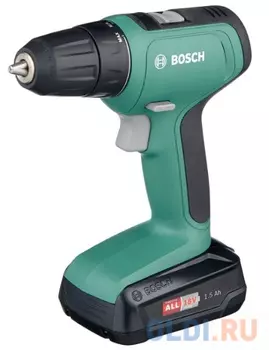 Дрель-шуруповерт Bosch UniversalDrill 18 аккум. патрон:быстрозажимной