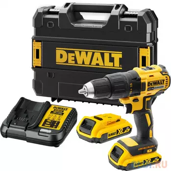 Ударная дрель-шуруповерт DeWalt DCD778D2T-QW