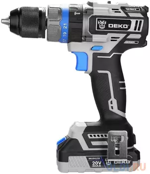 Дрель-шуруповерт Deko DKCID20 аккум. патрон:быстрозажимной (063-4421)