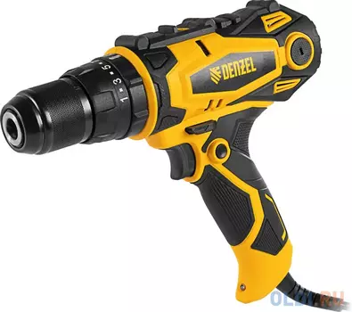 Дрель-шуруповерт сетевая ударная ISD-300-13// Denzel