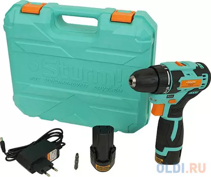 Дрель-шуруповерт Sturm! CD3512BL аккум. патрон:быстрозажимной (кейс в комплекте)