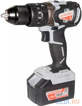 Дрель-шуруповёрт Интерскол ДАУ-13/18В кейс, 1 аккум. 4Ач, ЗУ 574.4.1.70