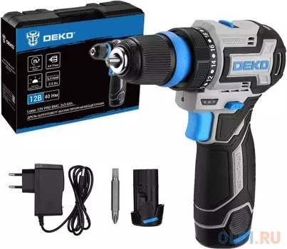 Дрель-шуруповёрт DEKO Loner 12V PRO 085-1122