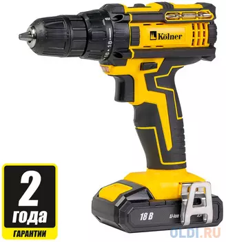Дрель-шуруповёрт Kolner KCD 18/2-2L