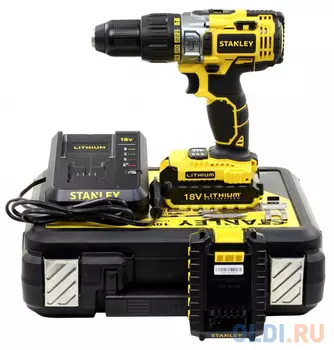 Дрель-шуруповёрт Stanley STDC18LHBK-RU 550Вт