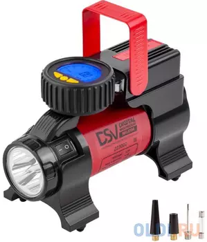 DSV Компрессор Smart, с LED фонарем 35 л/мин 12В с большим цифр. маном, сумкой 223000
