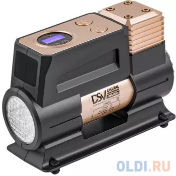 DSV Компрессор Smart, усиленный с LED фонарем 45 л/мин 12В с цифр. маном, сумкой 224000