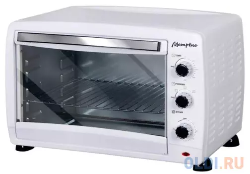 ДУХОВКА ЭЛЕКТРИЧЕСКАЯ "МАТРЁНА" МА-27 35 Л (БЕЛАЯ) (1)