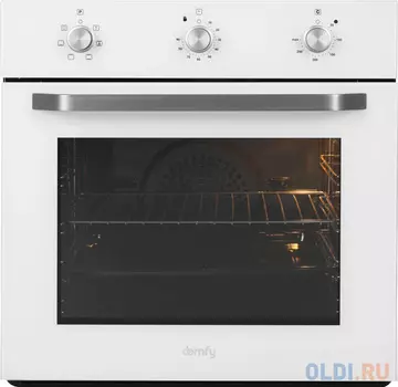 Духовой шкаф Электрический Domfy DM6632EO WG белый стекло