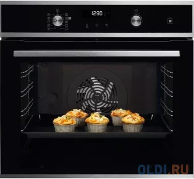 Духовой шкаф Электрический Electrolux EOD5C71X серебристый/черный