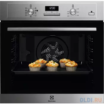 Духовой шкаф Электрический Electrolux OED3H50X нержавеющая сталь/черный