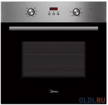 Электрический шкаф Midea MO47001X черный/нержавеющая сталь