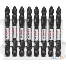 Двухсторонние ударные биты PH2/PZ2 Bosch 2608522333, шт