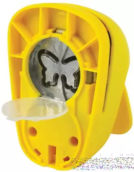 Дырокол фигурный 3D "Бабочка", диаметр вырезной фигуры 38 мм, ОСТРОВ СОКРОВИЩ, 227179