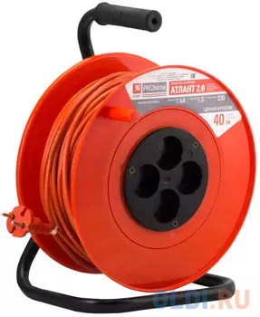 EKF UKA02-16-315-4-40-IP44 Удлинитель на катушке "Атлант 2.0" 4 гнезда 40м с заземлением ПВС 3*1,5 16А/3,5кВт IP44 PROxima EKF