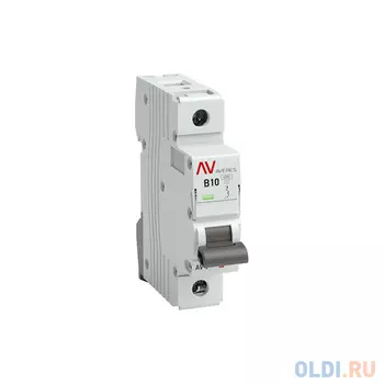 EKF Выключатель автоматический AV-6 1P 10A (B) 6kA AVERES mcb6-1-10B-av