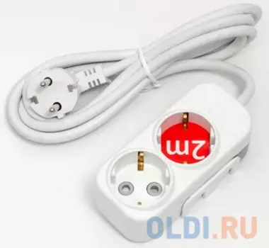 ELBI Myra Удлинитель с/з 2вх с защитными шторками 2м (3x1,5) 527-010202-221