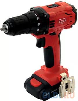 ELITECH ДА 12СЛ2 (Е2201.004.02) Дрель аккумуляторная