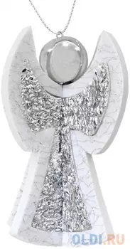 Елочные украшения Winter Wings Ангел N181985S 10.5 см 1 шт серый