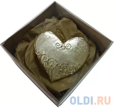 Елочные украшения Winter Wings "Ажурное сердце" 7*7.5 см 1 шт перламутровый металл N181514