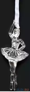 Елочные украшения Winter Wings БАЛЕРИНА ЛЬДИНКА 14 см 1 шт прозрачный пластик