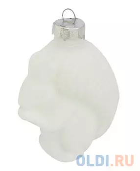 Елочные украшения Winter Wings БЕЛКА 6 см 4 шт белый стекло N07998